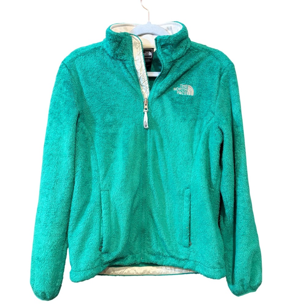 The‎ North Face Osito full Zip Fleece Jacket Emerald Green Womens Small  EUC